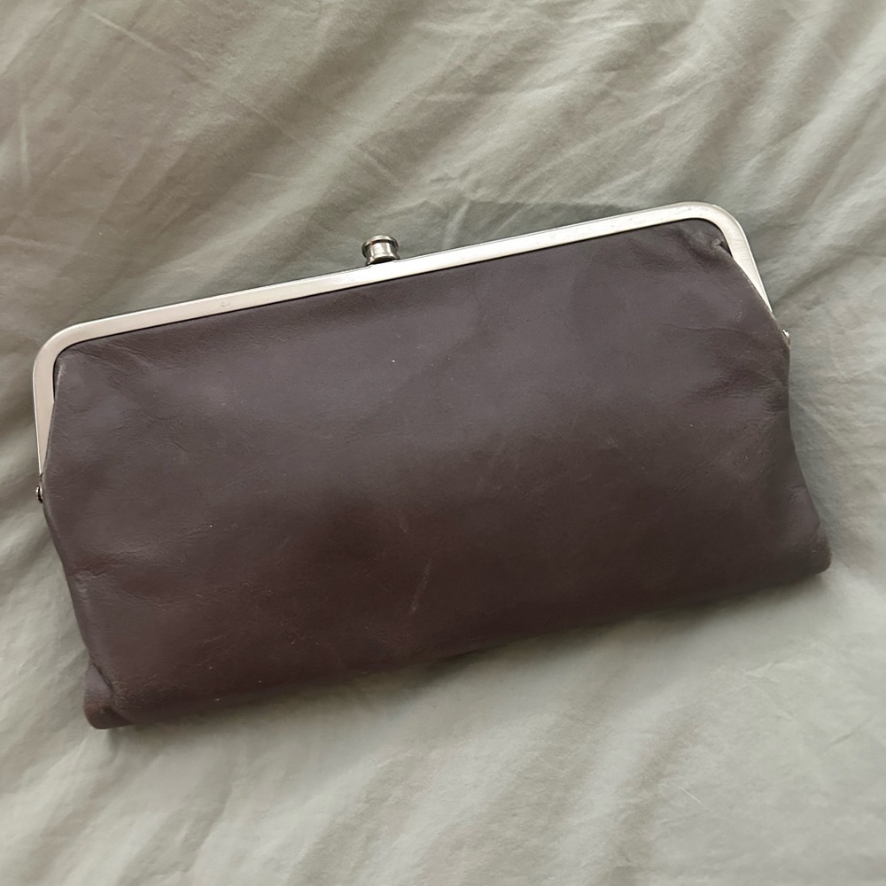 Hobo leather clutch wallet